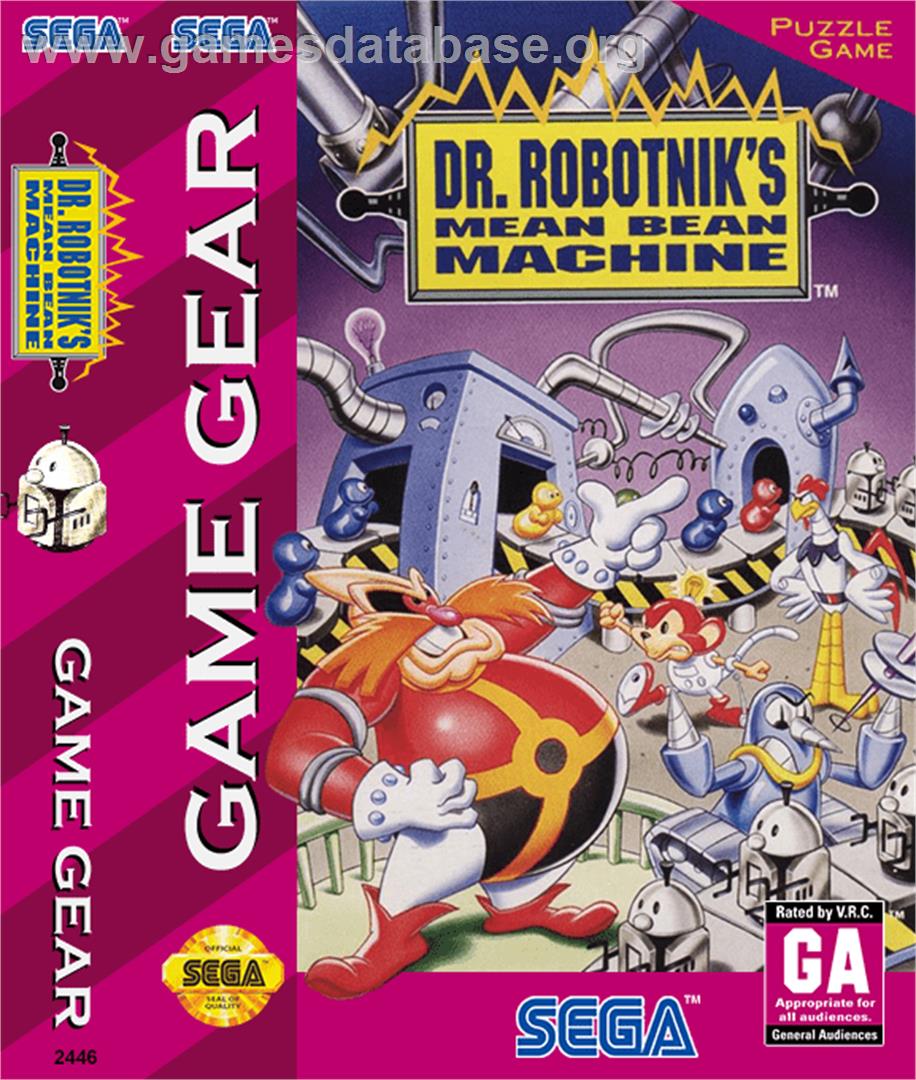 Dr. Robotnik's Mean Bean Machine - Sega Game Gear - Artwork - Box