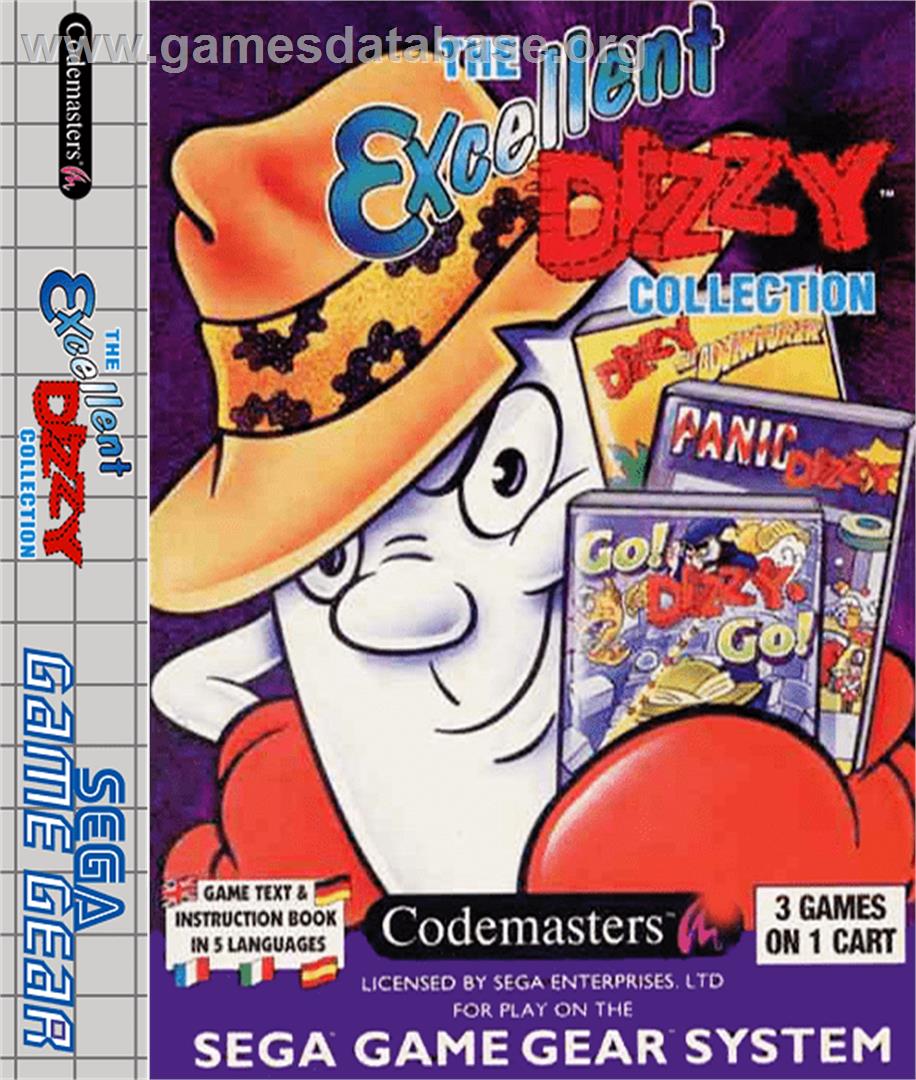 Excellent Dizzy Collection - Sega Game Gear - Artwork - Box