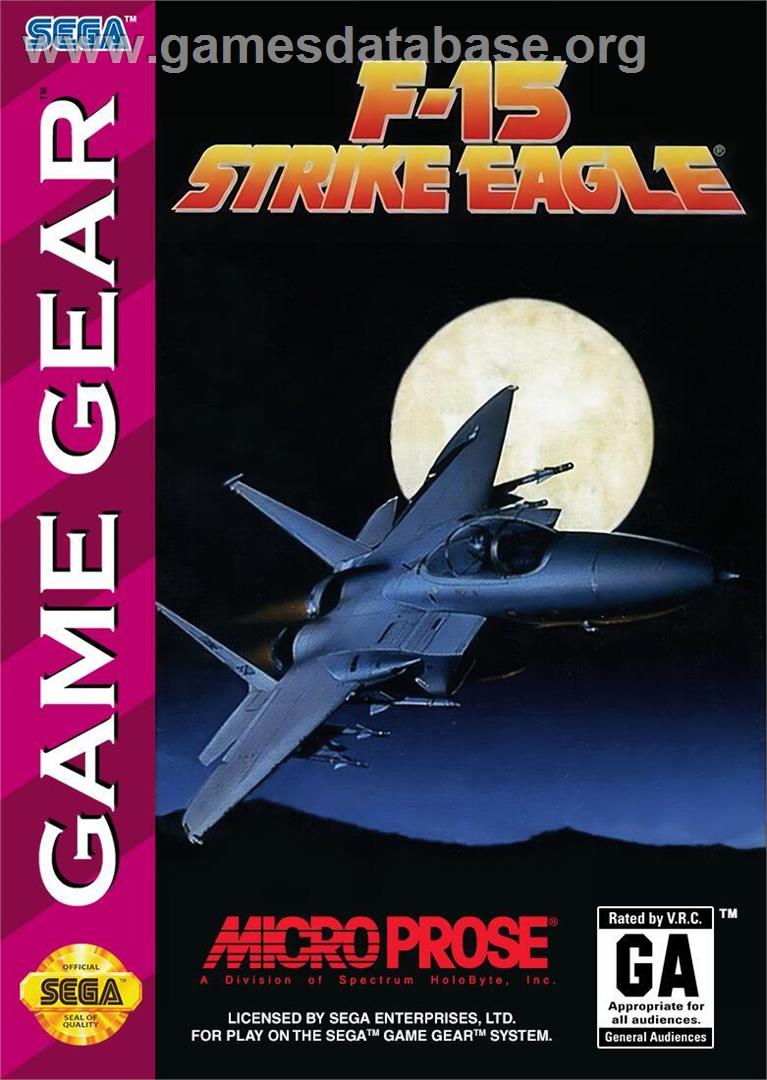 F-15 Strike Eagle - Sega Game Gear - Artwork - Box