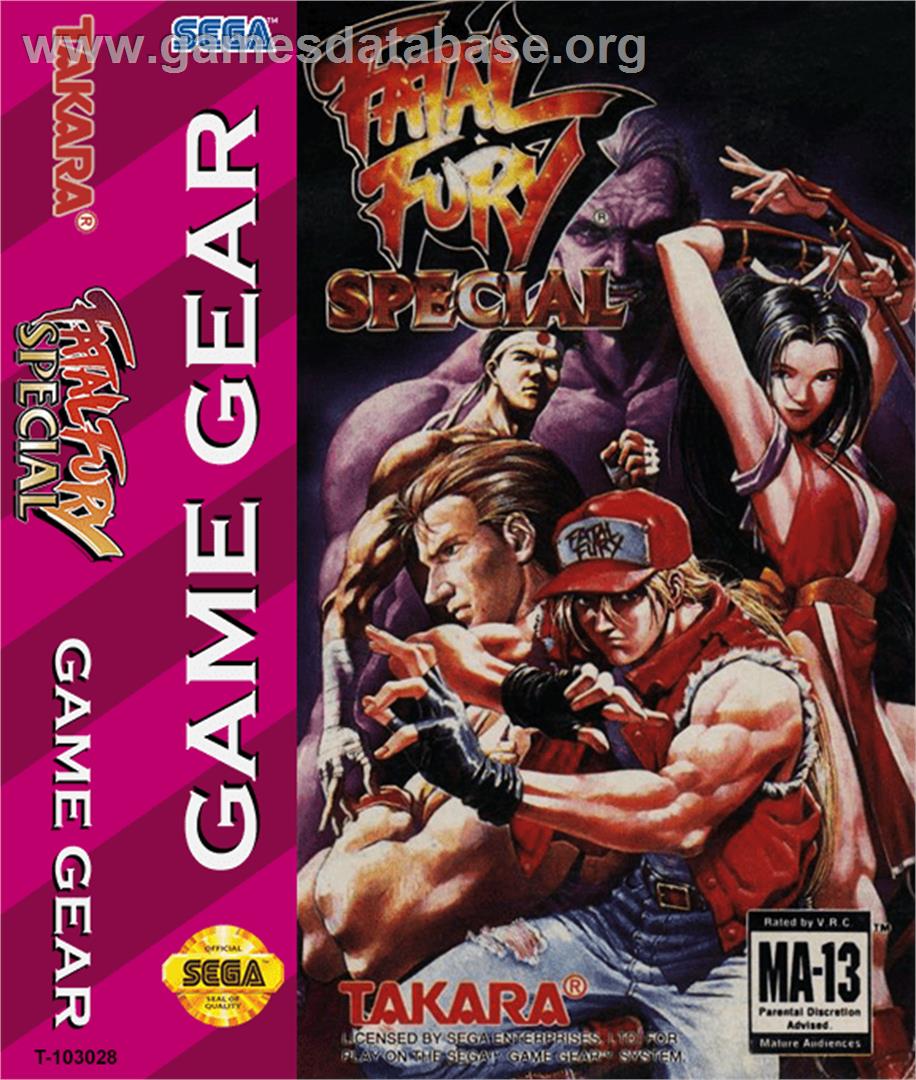 Fatal Fury Special / Garou Densetsu Special - Sega Game Gear - Artwork - Box
