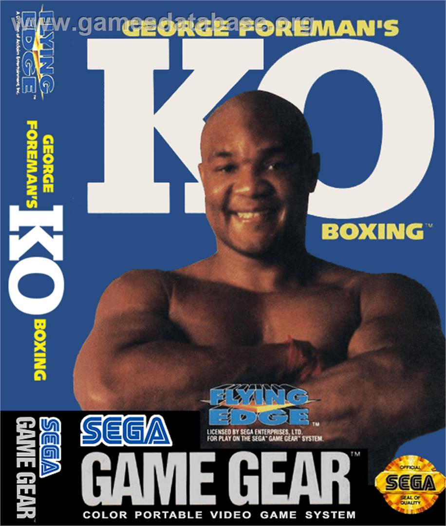 George Foreman's KO Boxing - Sega Game Gear - Artwork - Box