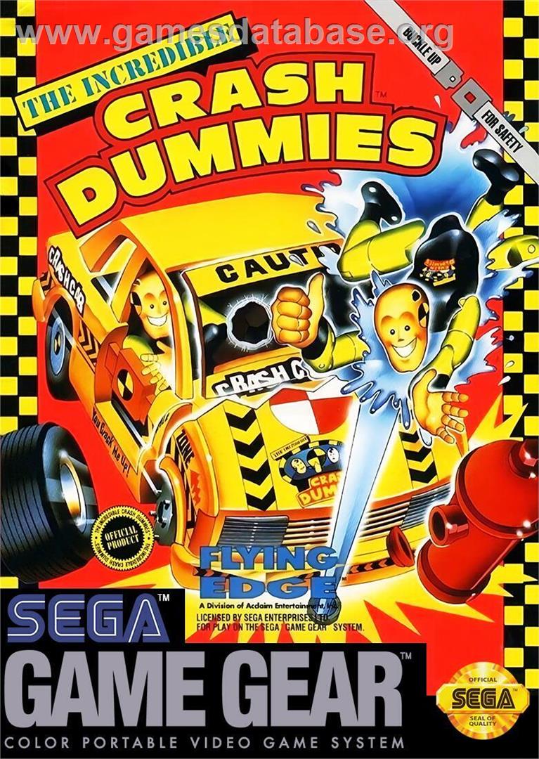 Incredible Crash Dummies, The - Sega Game Gear - Artwork - Box