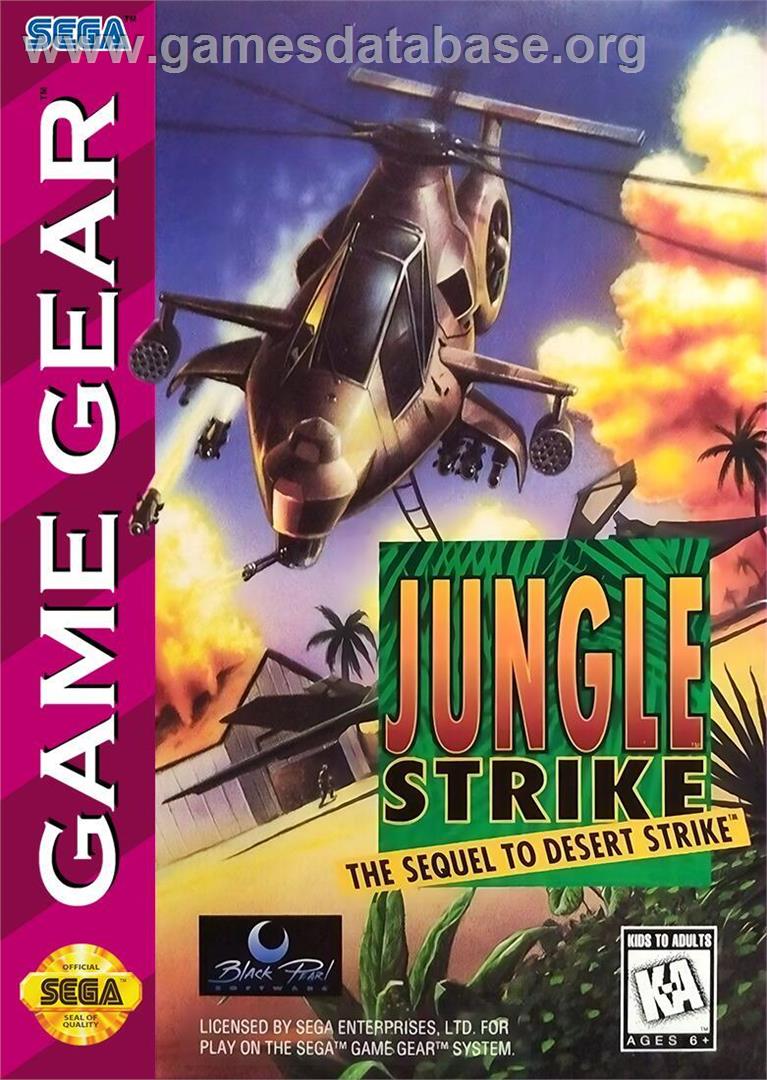 Jungle Strike - Sega Game Gear - Artwork - Box