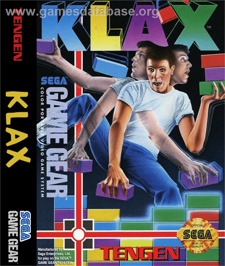 Klax - Sega Game Gear - Artwork - Box