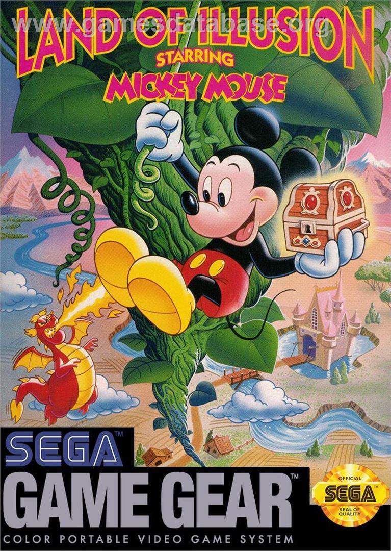 Land Of Illusion Starring Mickey Mouse - Sega Game Gear - Artwork - Box