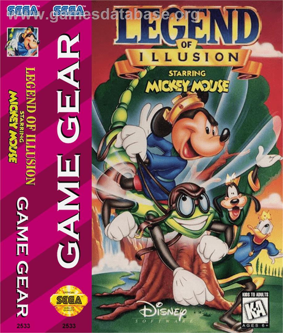 Legend of Illusion starring Mickey Mouse - Sega Game Gear - Artwork - Box