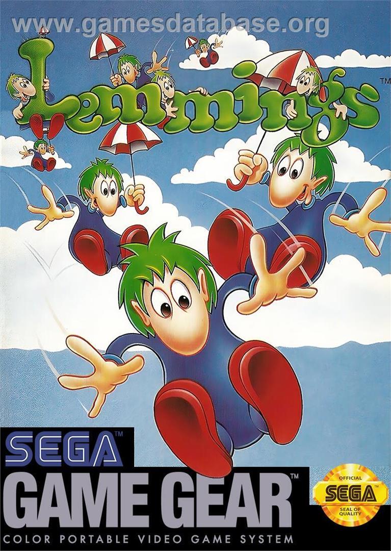 Lemmings - Sega Game Gear - Artwork - Box