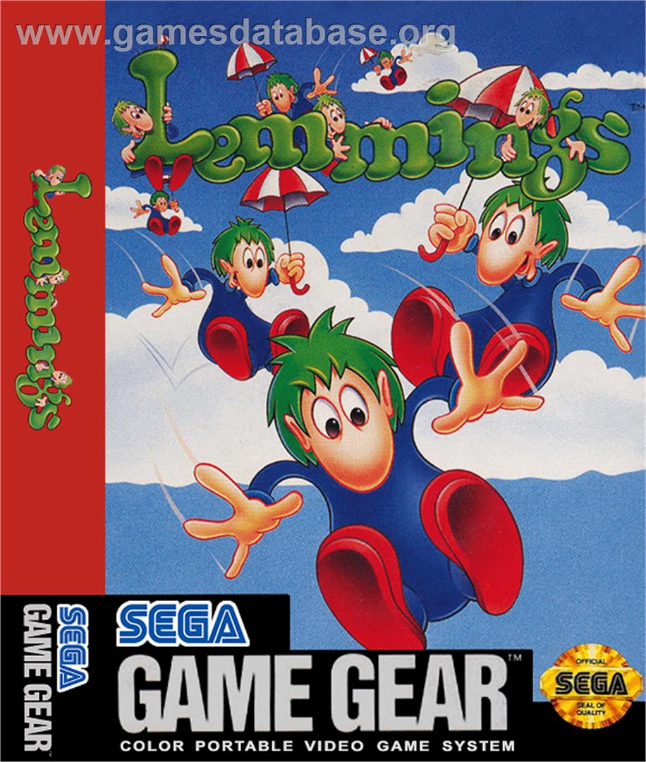 Lemmings - Sega Game Gear - Artwork - Box