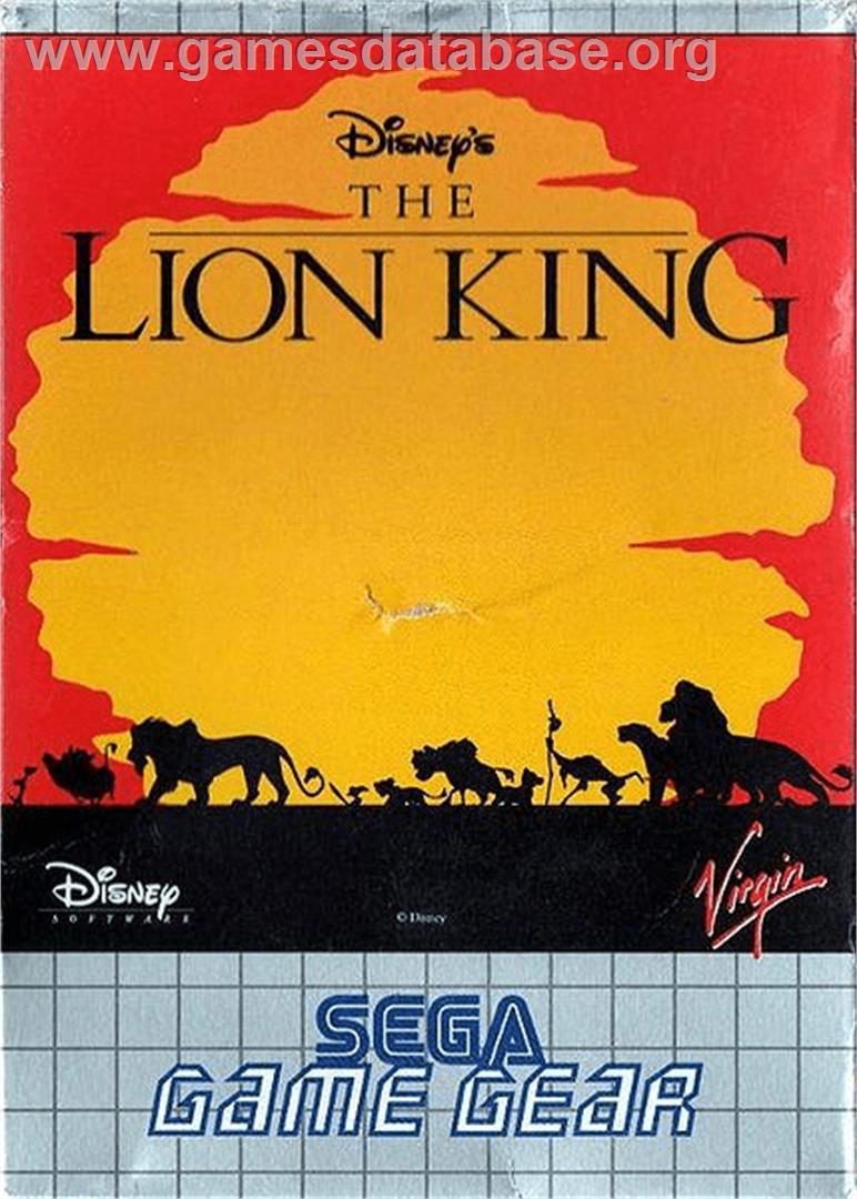 Lion King - Sega Game Gear - Artwork - Box