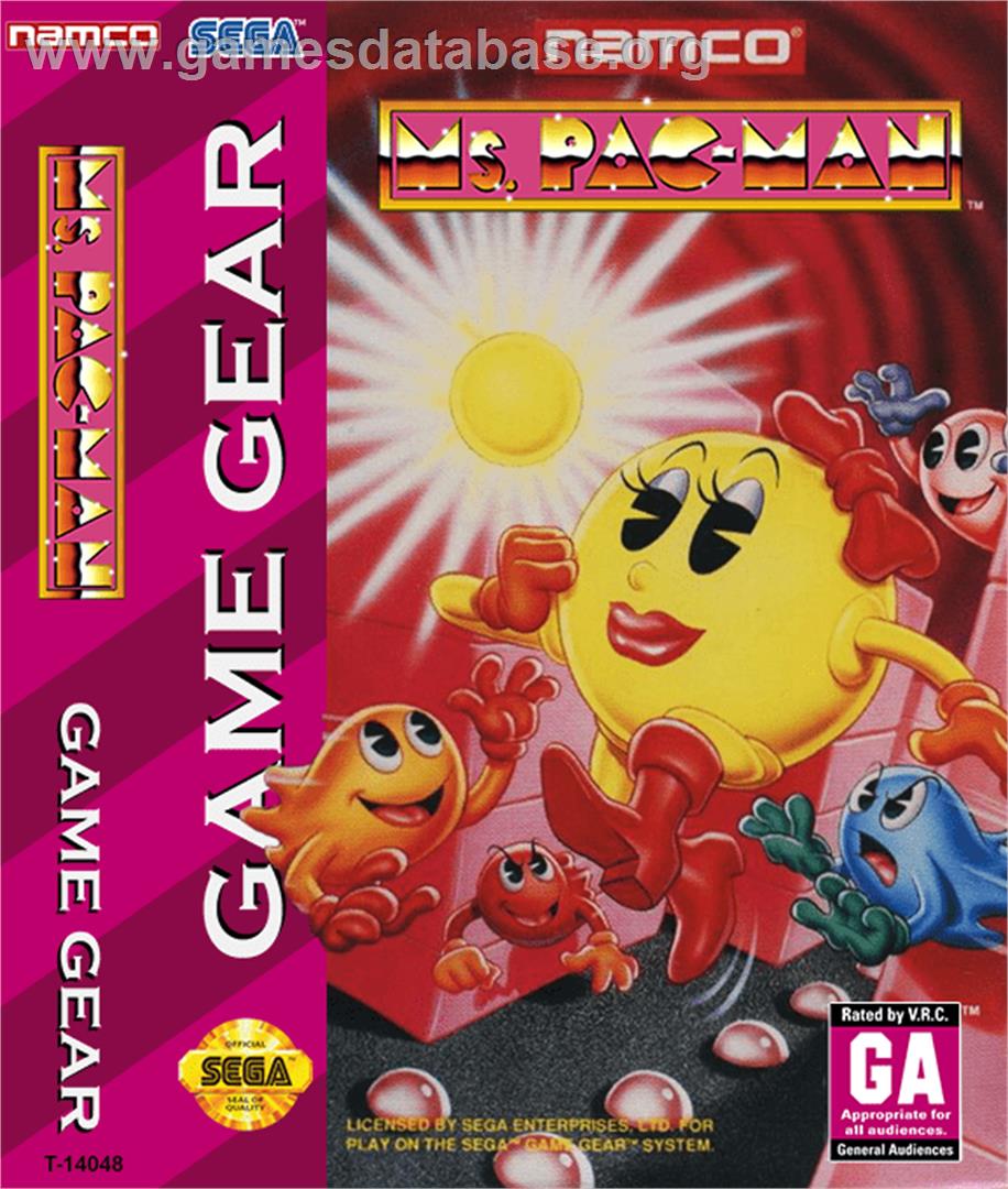 Ms. Pac-Man - Sega Game Gear - Artwork - Box