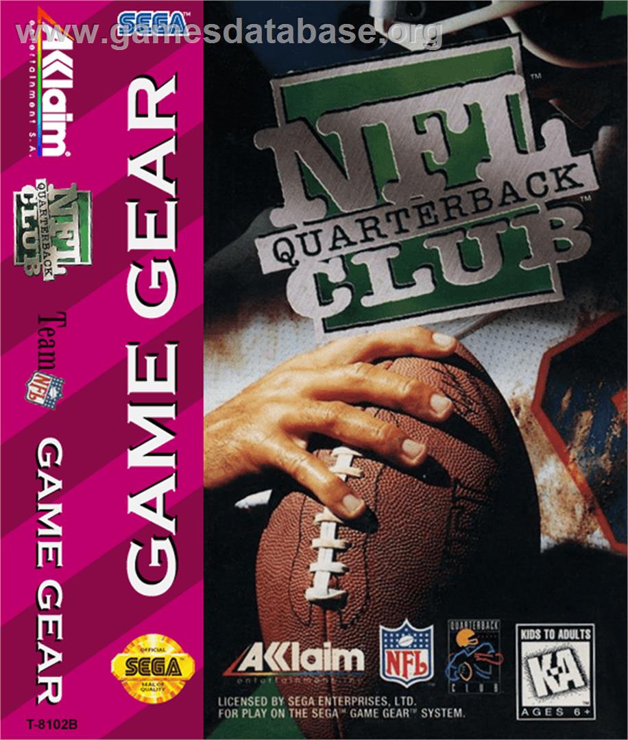 NFL Quarterback Club - Sega Game Gear - Artwork - Box