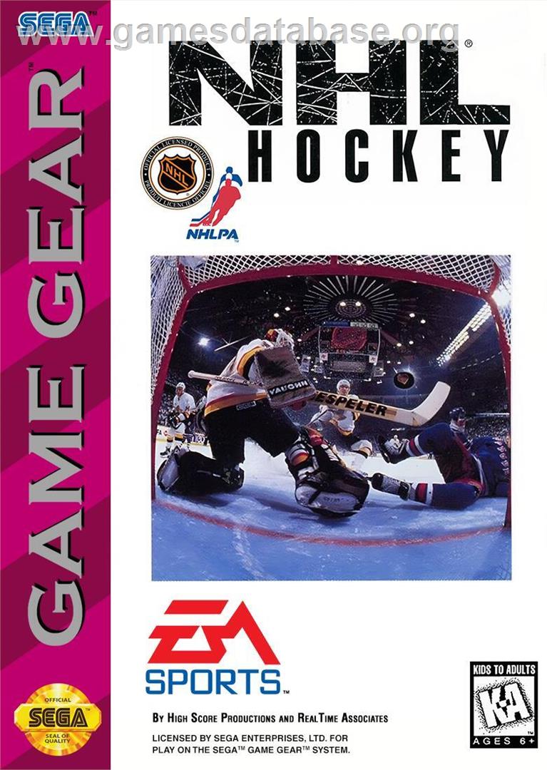 NHL Hockey - Sega Game Gear - Artwork - Box