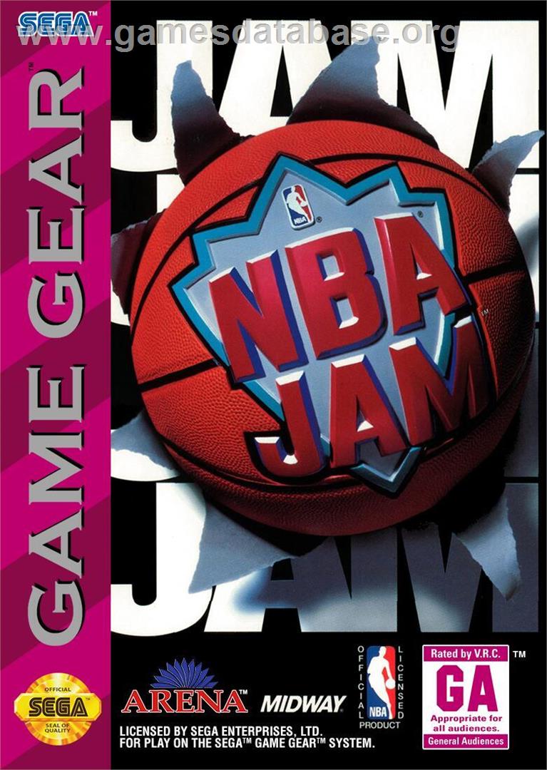 Nba Jam - Sega Game Gear - Artwork - Box