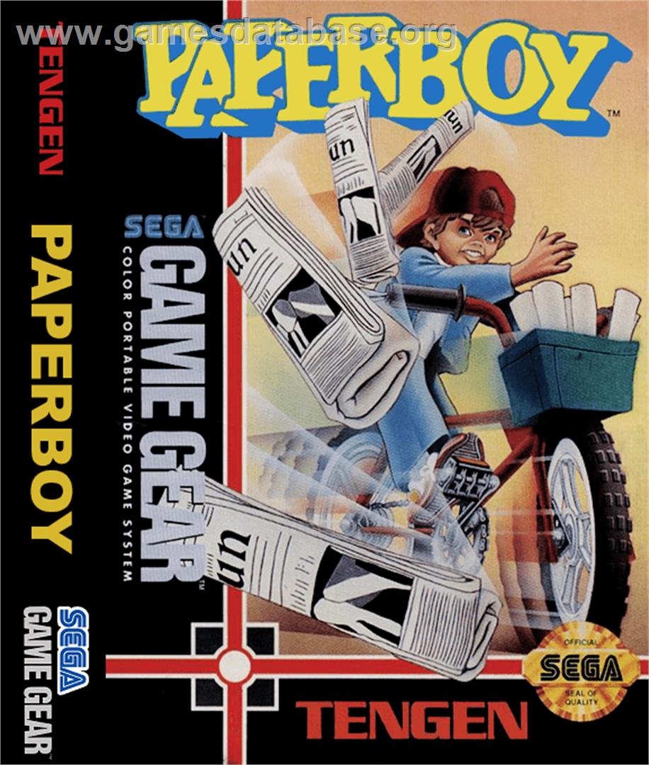 Paperboy - Sega Game Gear - Artwork - Box