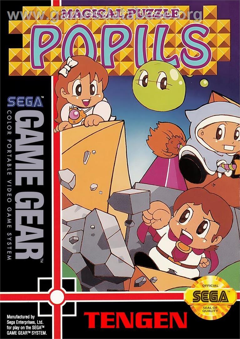 Popils - The Blockbusting Challenge - Sega Game Gear - Artwork - Box