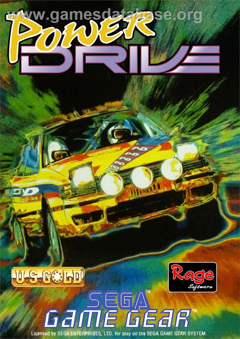 Power Drive - Sega Game Gear - Artwork - Box