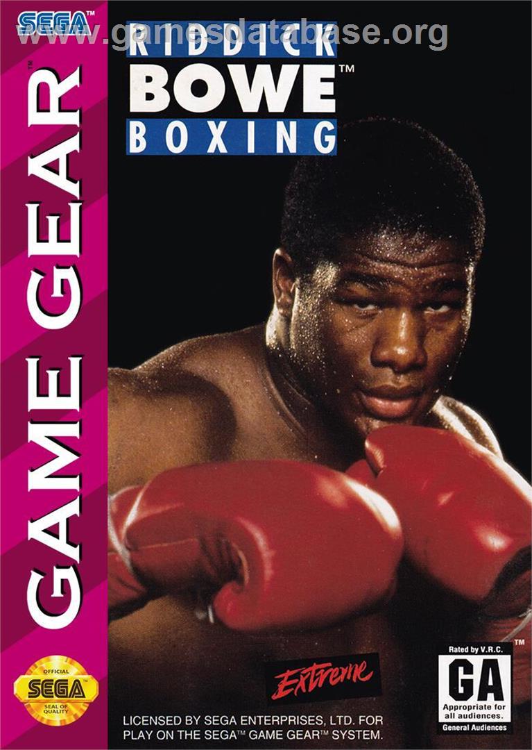 Riddick Bowe Boxing - Sega Game Gear - Artwork - Box