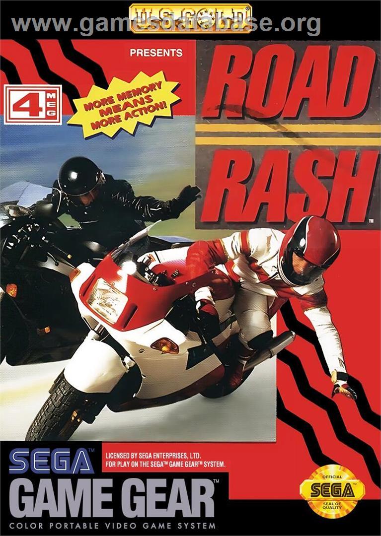 Road Rash - Sega Game Gear - Artwork - Box