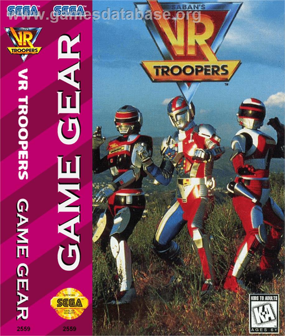 Saban's VR Troopers - Sega Game Gear - Artwork - Box