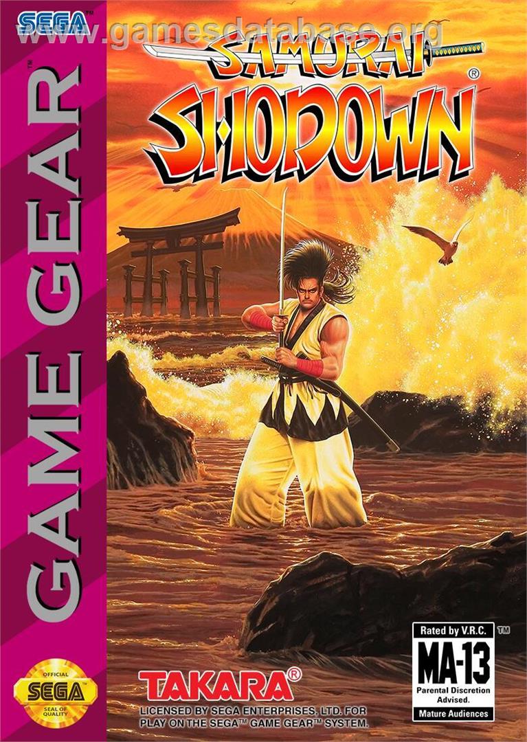 Samurai Shodown - Sega Game Gear - Artwork - Box