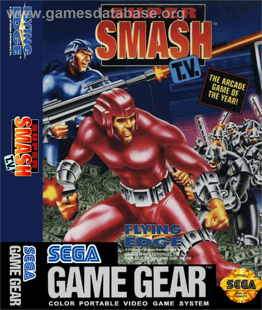 Smash T.V. - Sega Game Gear - Artwork - Box