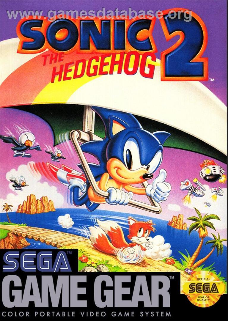 Sonic The Hedgehog 2 - Sega Game Gear - Artwork - Box
