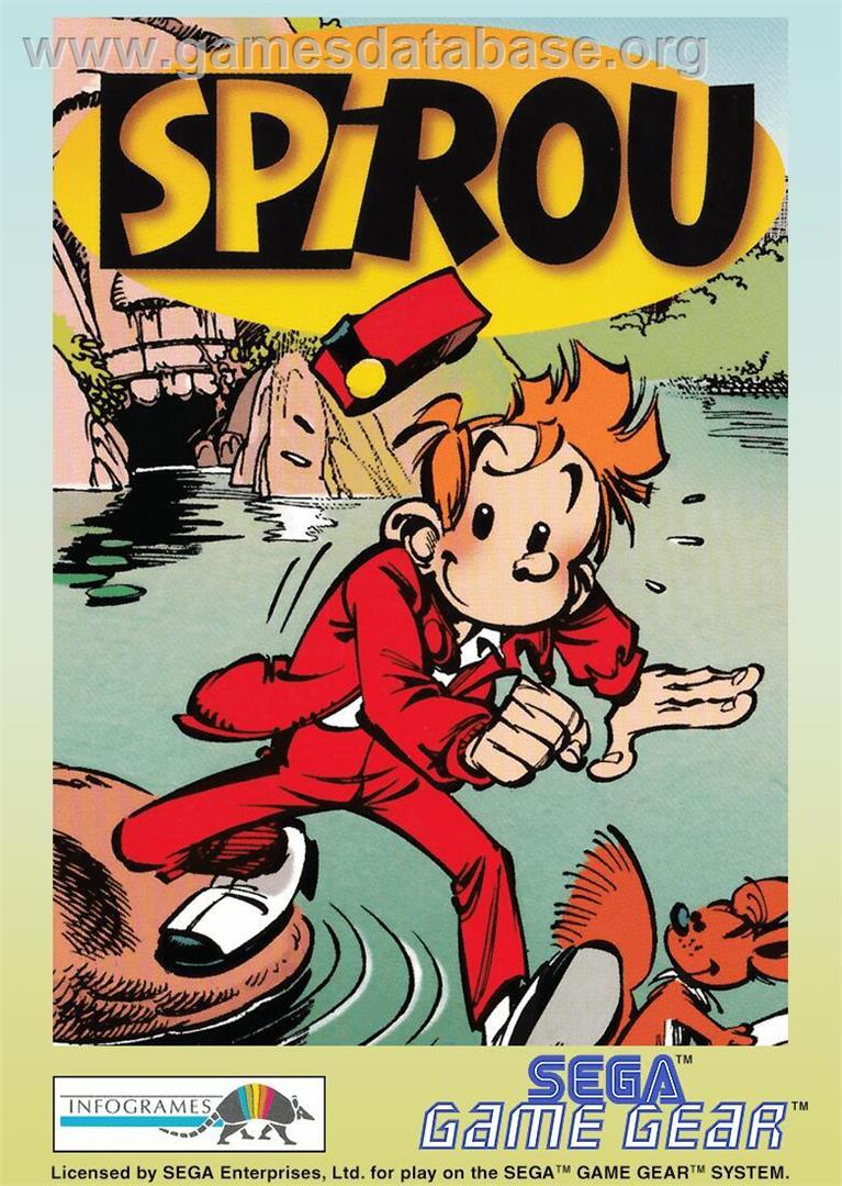 Spirou - Sega Game Gear - Artwork - Box