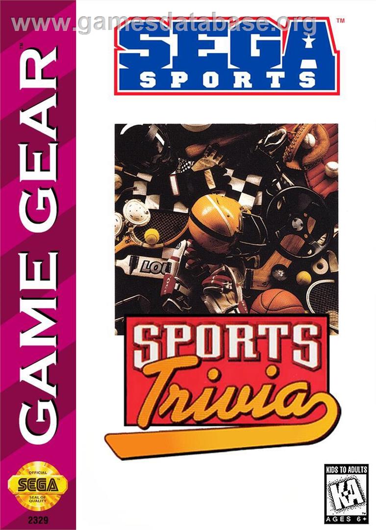 Sports Trivia - Sega Game Gear - Artwork - Box
