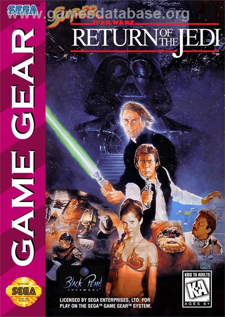 Super Star Wars - Return Of The Jedi - Sega Game Gear - Artwork - Box