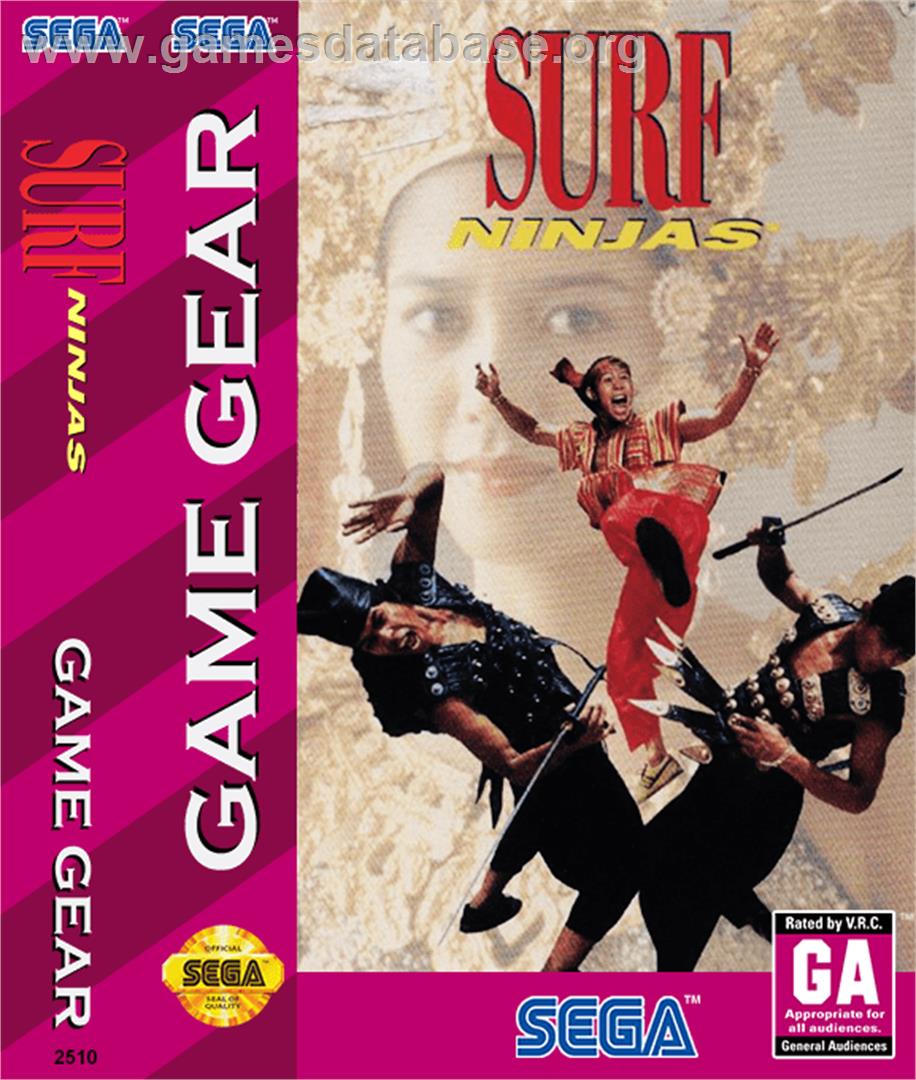Surf Ninjas - Sega Game Gear - Artwork - Box