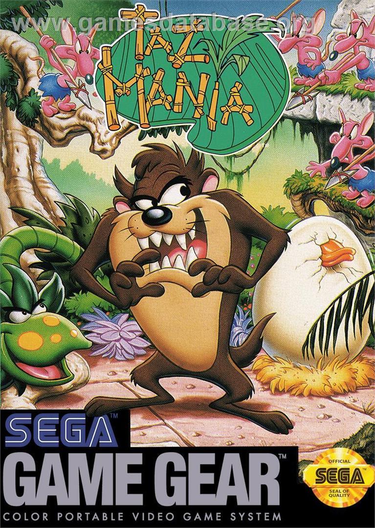 Taz-mania - Sega Game Gear - Artwork - Box