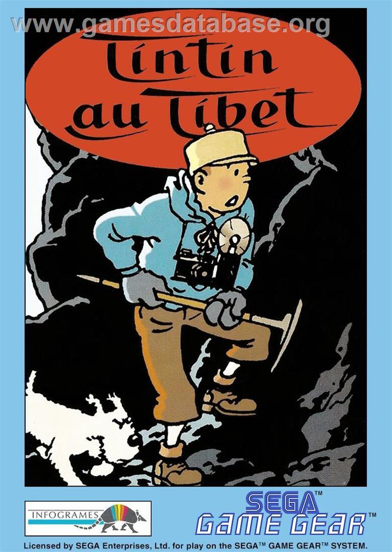 Tintin Au Tibet - Sega Game Gear - Artwork - Box