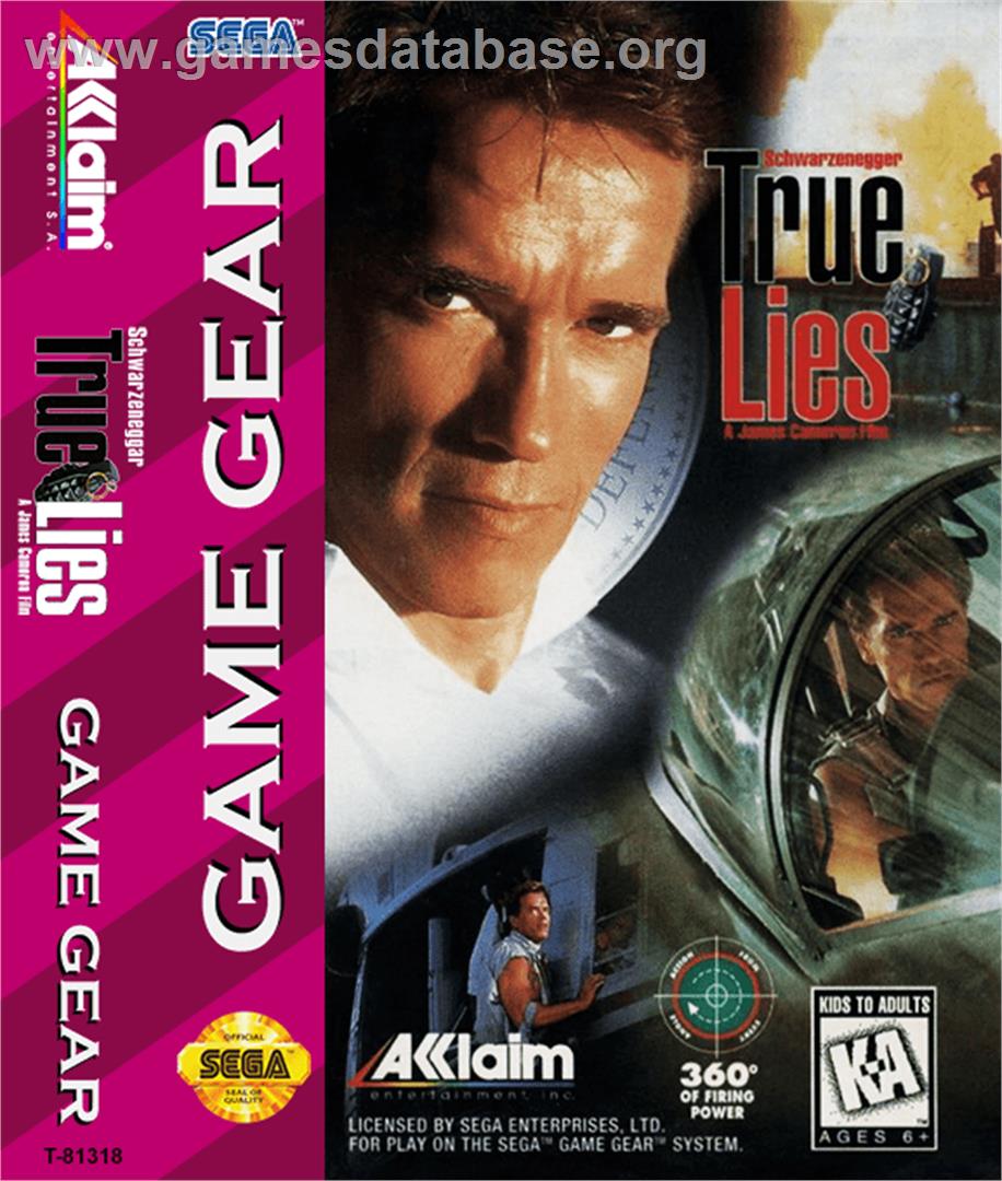 True Lies - Sega Game Gear - Artwork - Box