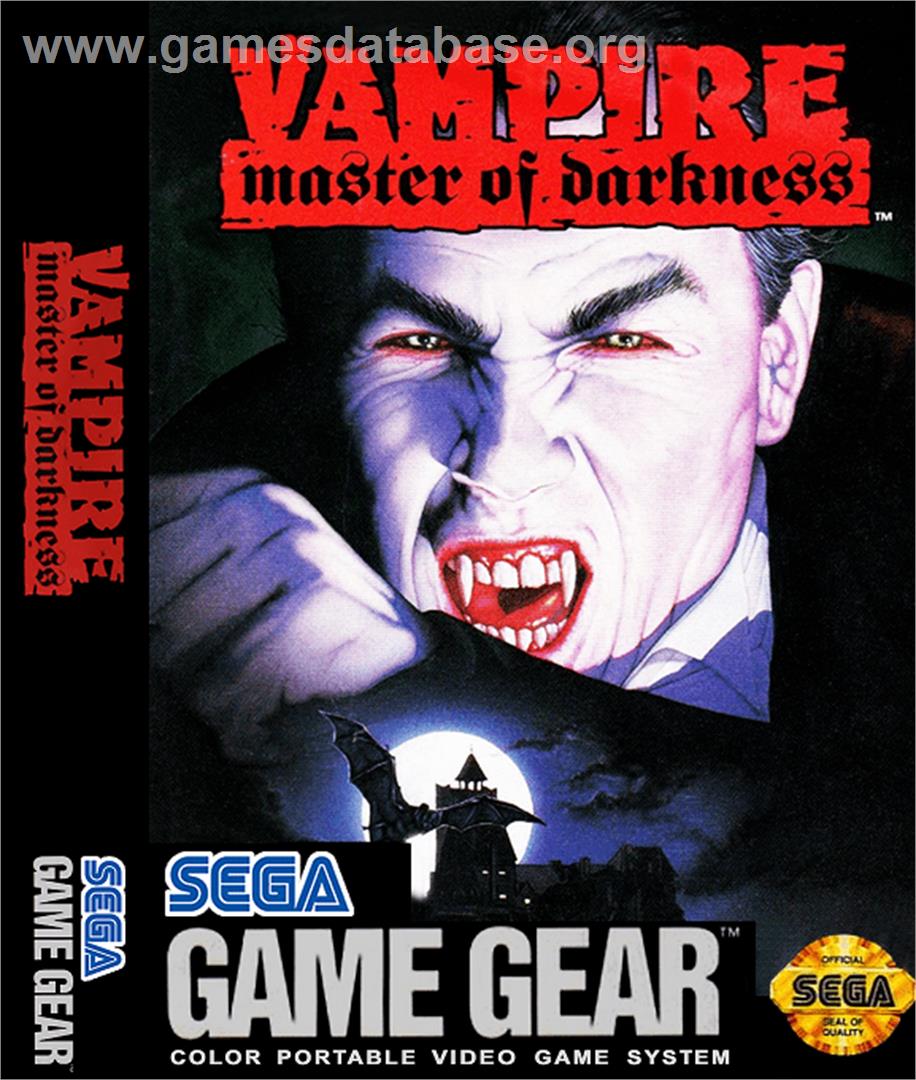 Vampire: Master of Darkness - Sega Game Gear - Artwork - Box