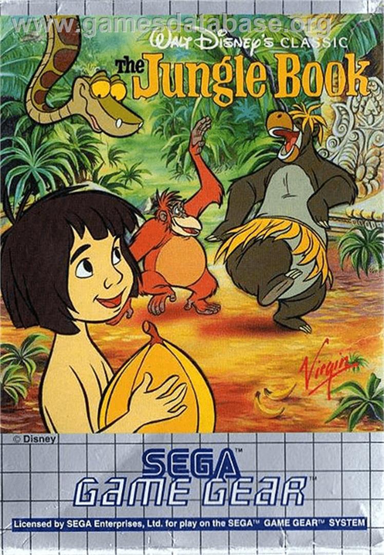 Walt Disney's The Jungle Book - Sega Game Gear - Artwork - Box