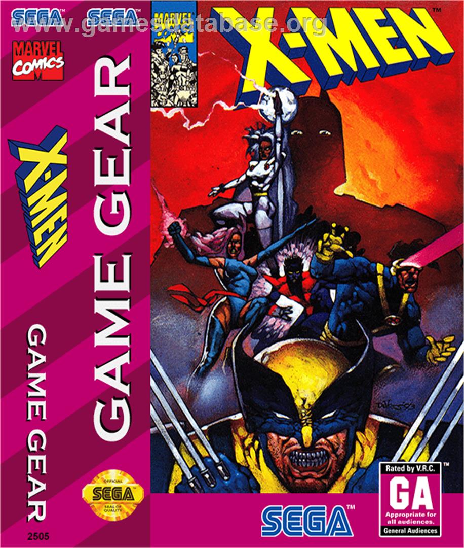 X-Men - Sega Game Gear - Artwork - Box