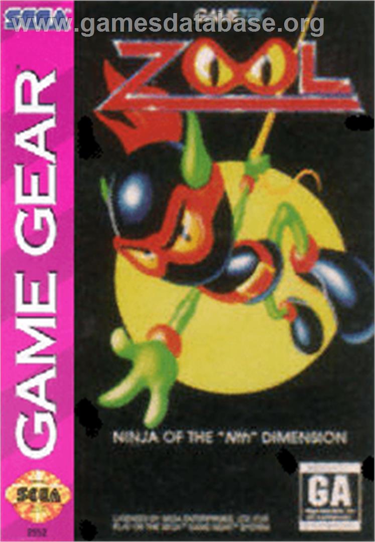 Zool - Sega Game Gear - Artwork - Box