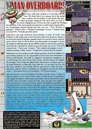 Box back cover for S.S. Lucifer - Man Overboard on the Sega Game Gear.
