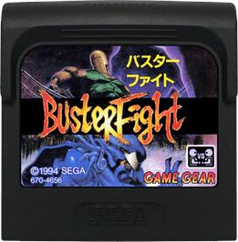 Cartridge artwork for Buster Fight on the Sega Game Gear.