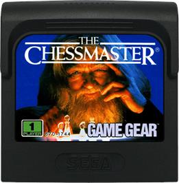 Cartridge artwork for Chessmaster on the Sega Game Gear.