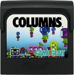 Cartridge artwork for Columns on the Sega Game Gear.
