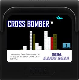 Cartridge artwork for Cross Bomber on the Sega Game Gear.