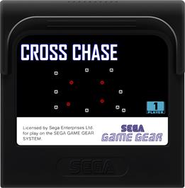 Cartridge artwork for Cross Chase on the Sega Game Gear.