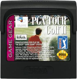 Cartridge artwork for PGA Tour Golf 2 on the Sega Game Gear.