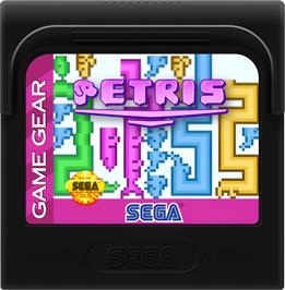 Cartridge artwork for Petris on the Sega Game Gear.