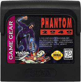 Cartridge artwork for Phantom 2040 on the Sega Game Gear.