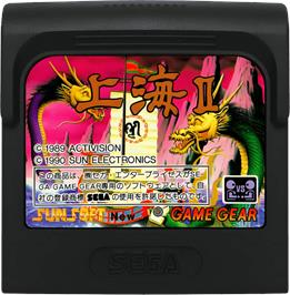 Cartridge artwork for Shanghai 2 on the Sega Game Gear.