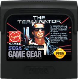 Cartridge artwork for Terminator, The on the Sega Game Gear.