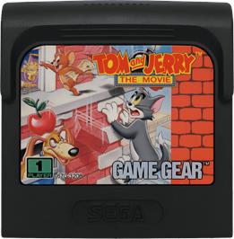 Cartridge artwork for Tom And Jerry - The Movie on the Sega Game Gear.