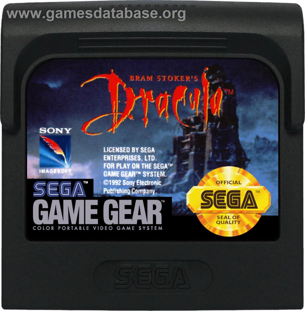 Bram Stoker's Dracula - Sega Game Gear - Artwork - Cartridge